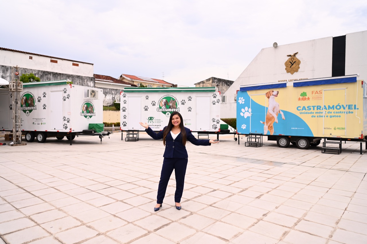 08 Dep. Joana Darc Castramóveis idealizados por Joana Darc atingem marco de 10 mil castrações no Amazonas