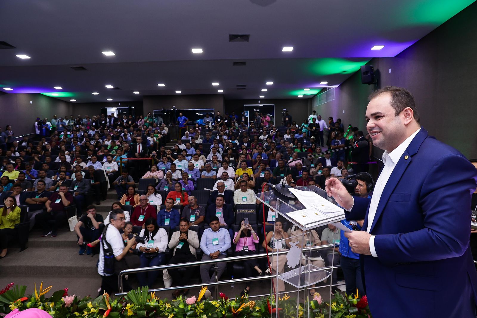 Presidente da Aleam Roberto Cidade destaca papel do Feclam na valorizacao da atividade legislativa no interior do Amazonas Foto Herick Pereira