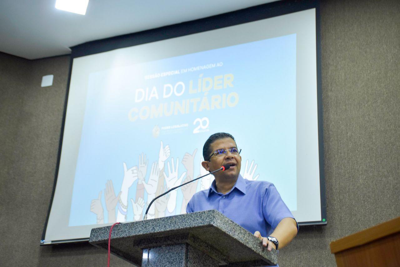 Deputado Joao Luiz destaca a importancia do lider comunitario em Sessao Especial na Aleam Foto Mauro Smith