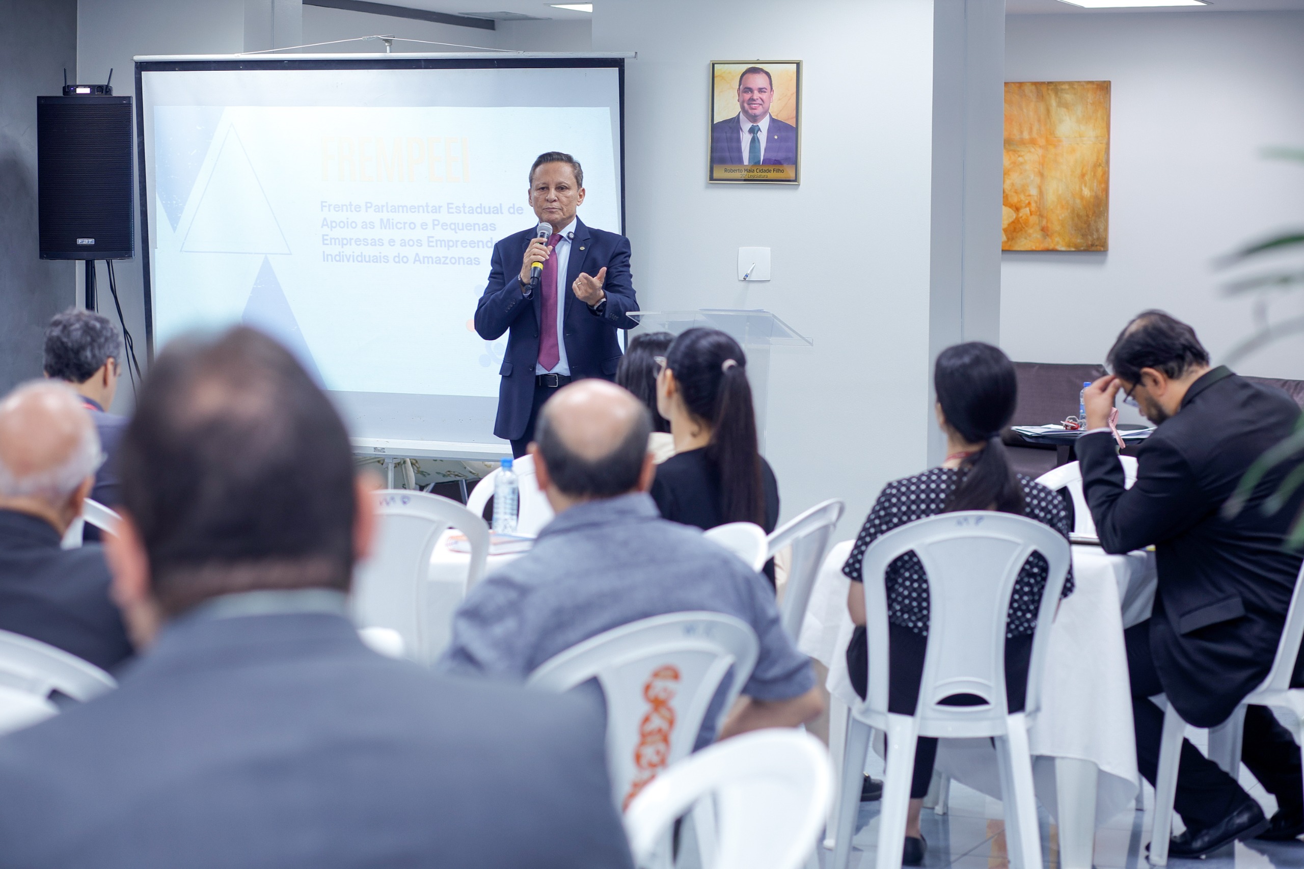 Adjuto Afonso apresenta cronograma de atividades da Frente Parlamentar Empreendedora e lanca programa de TV de apoio aos empreendedores Foto Ney Xavier