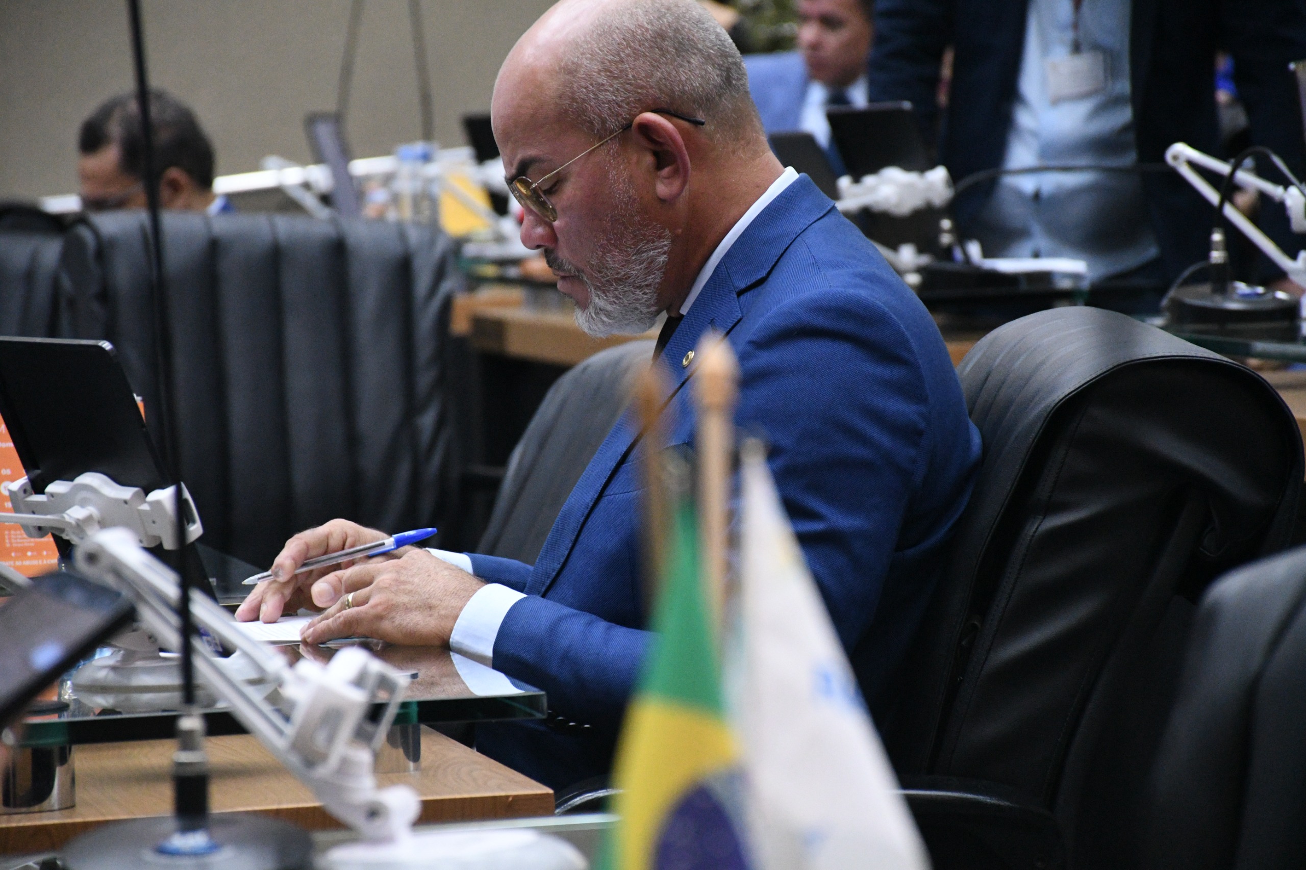 Deputado Cabo Maciel reforca a necessidade de asfaltamento da AM 174 para impulsionar a economia de Apui e Novo Aripuana Foto Paulo Ferraz