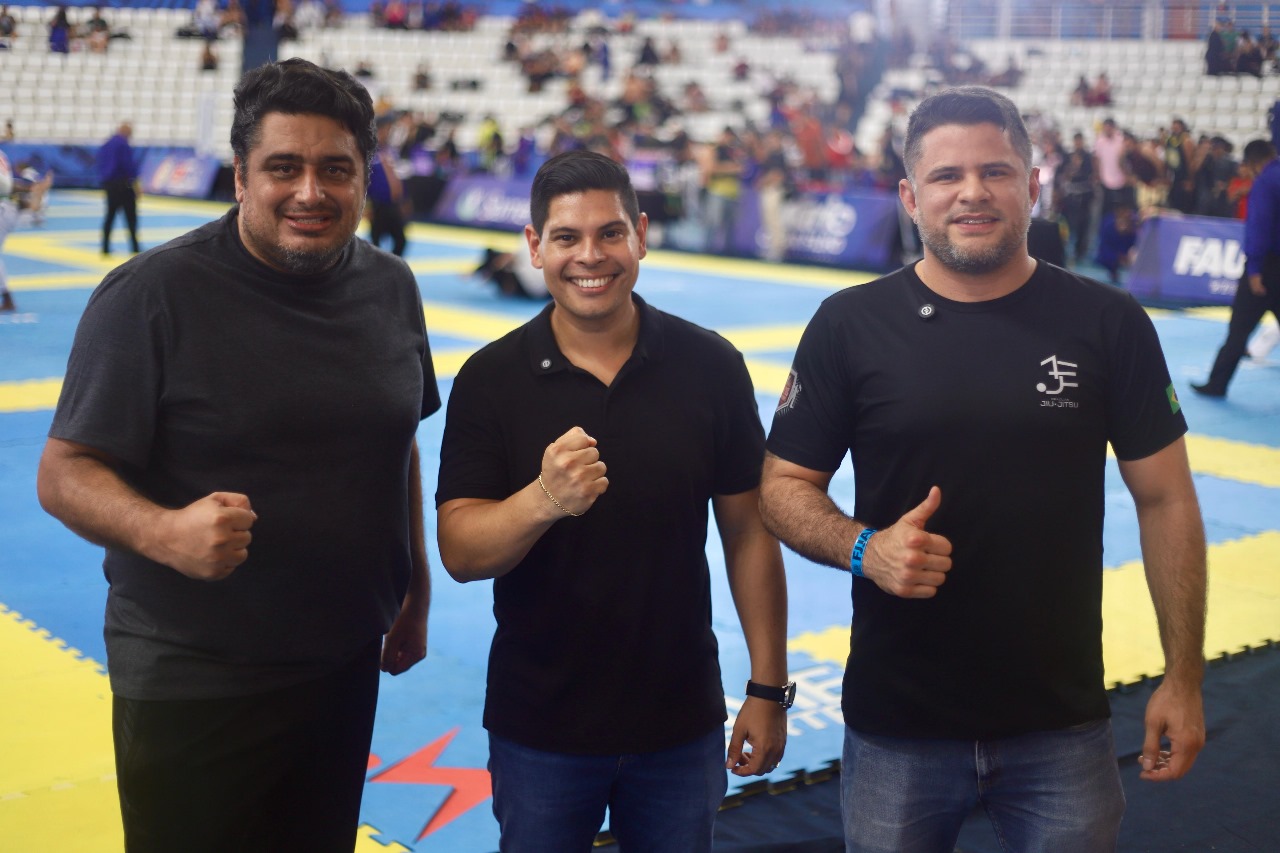 Deputado Mario Cesar Filho participa do 38o Campeonato Amazonense de Jiu Jitsu e reforca apoio ao esporte Foto Leandro Cardoso