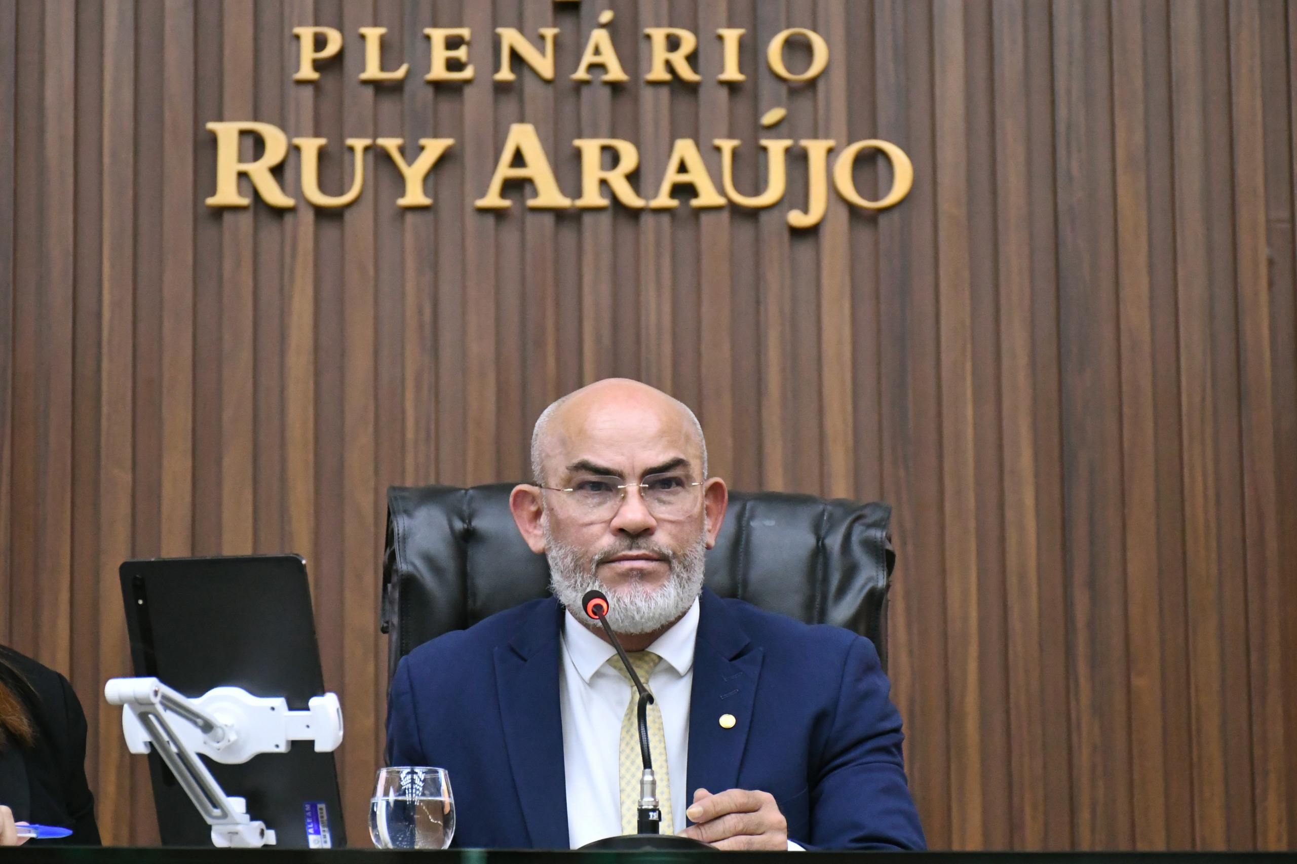 Deputado Cabo Maciel parabeniza forcas de seguranca por apreensao de quase uma tonelada de drogas em Anori Foto Paulo Ferraz