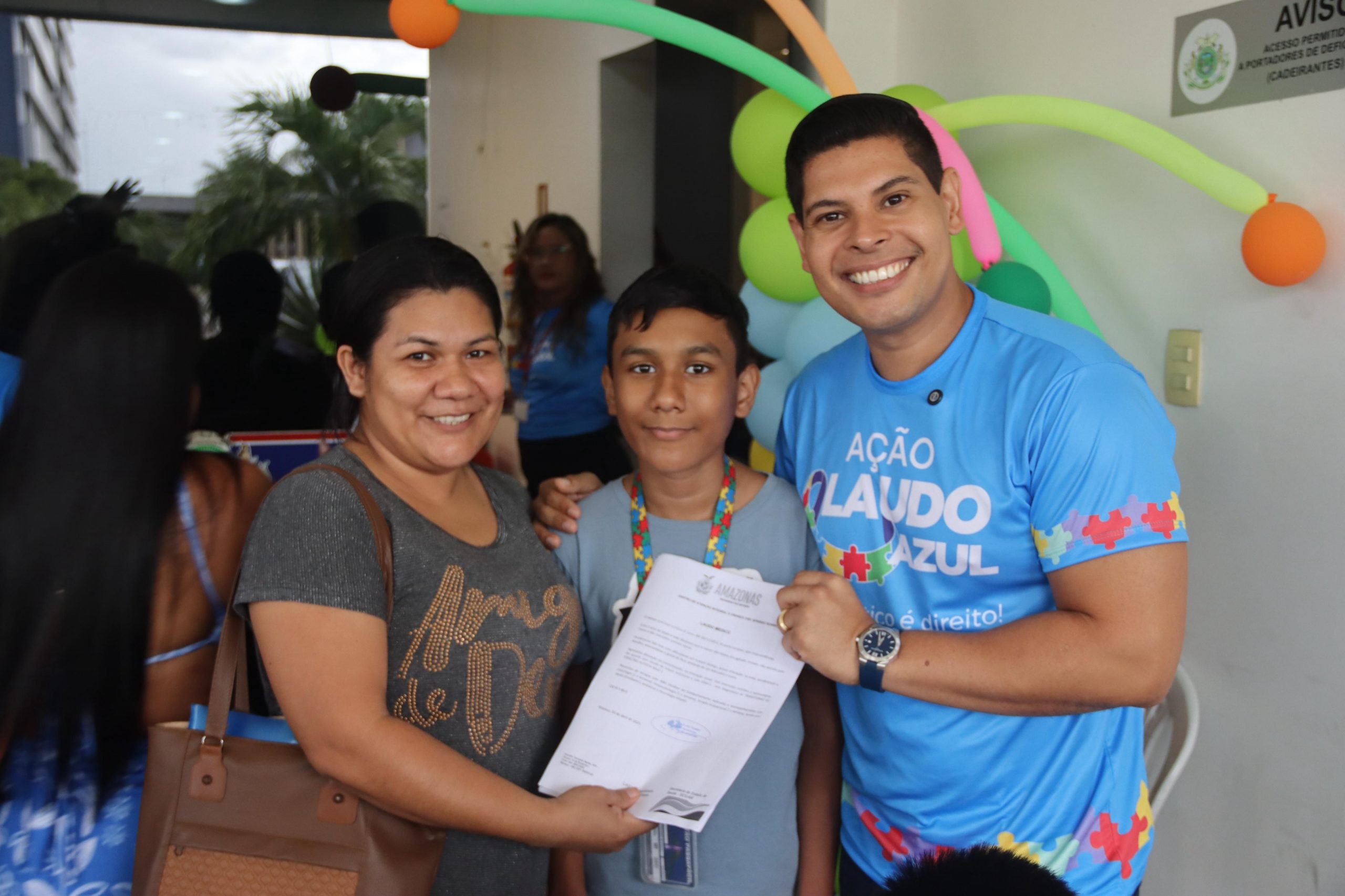 Segundo dia da ‘Acao Laudo Azul reforca compromisso do deputado Mario Cesar Filho com o direito ao diagnostico as criancas com suspeita de autismo Foto Leandro Cardoso scaled