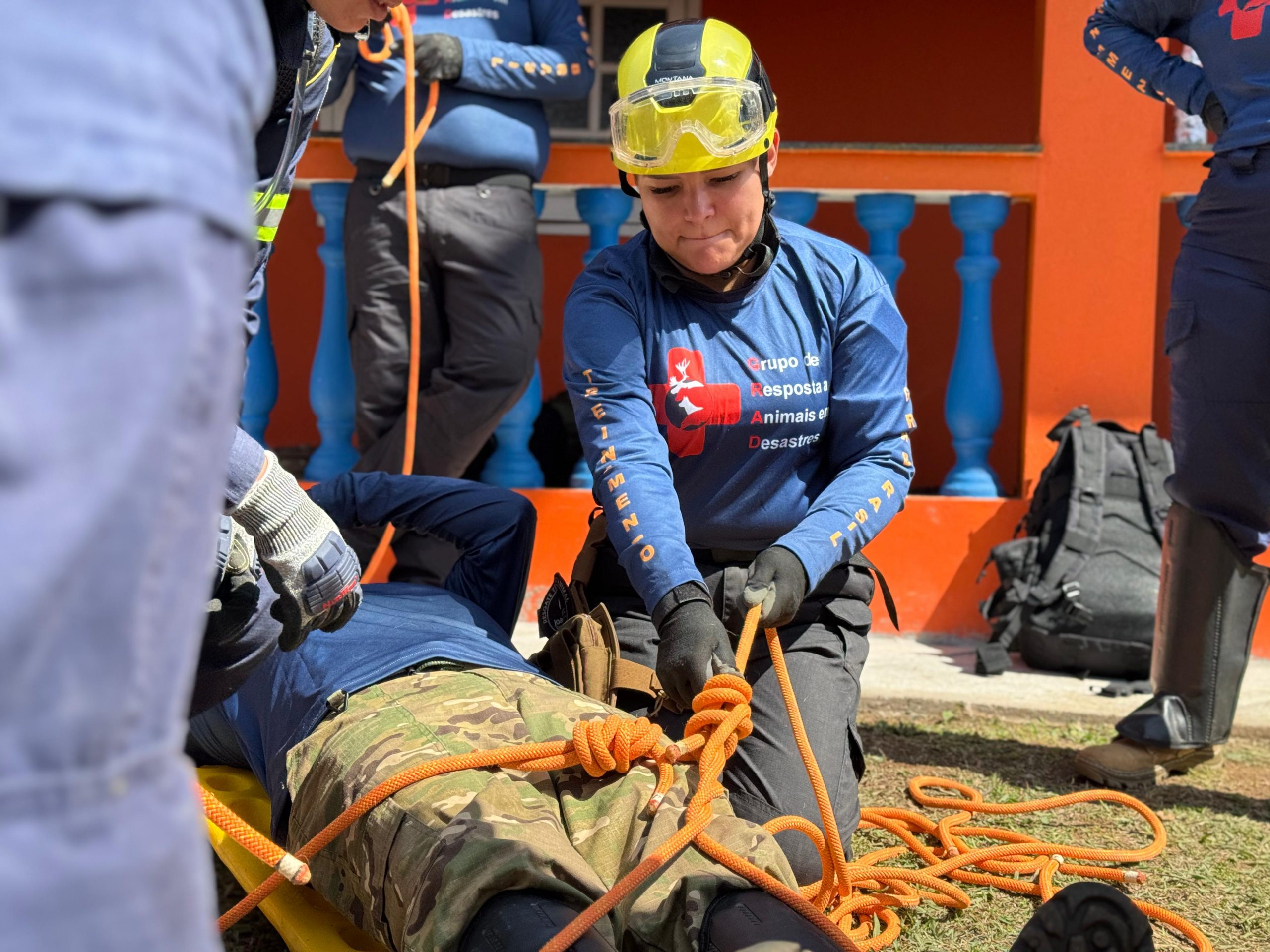 Presidente da Comissao de Protecao aos Animais da Aleam Joana Darc faz curso tecnico de resgate de animais em situacao de desastre scaled