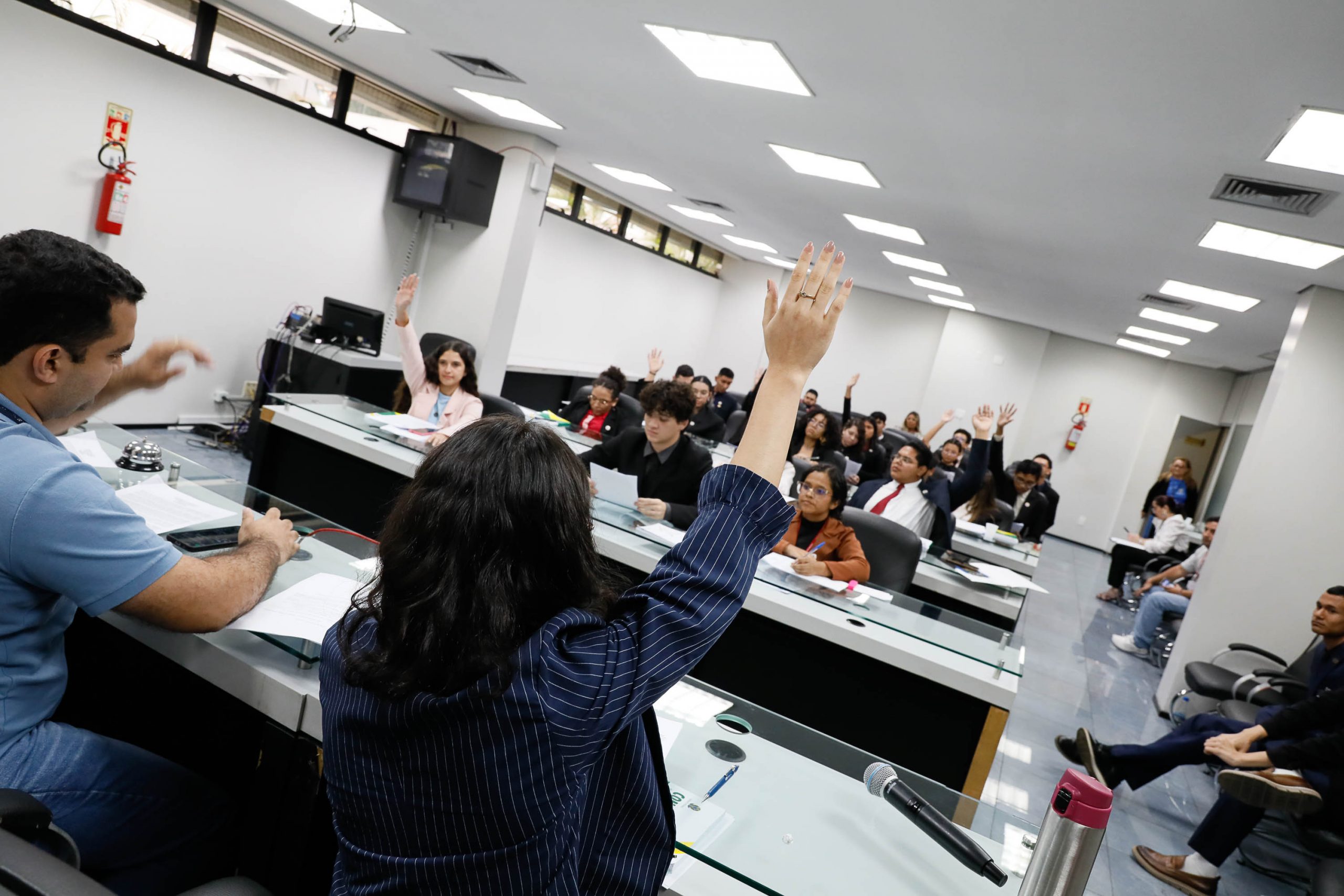 Alunos do Programa Parlamento Jovem apresentam Projetos de Lei que serao avaliados na Aleam Foto Alberto Cesar Araujo Aleam scaled