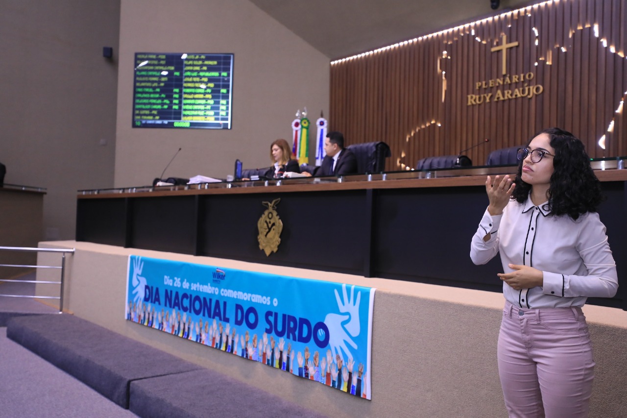 Assembleia Legislativa do Amazonas apoia o ‘Setembro Azul em favor da comunidade surda Foto Alberto Cesar Araujo Aleam