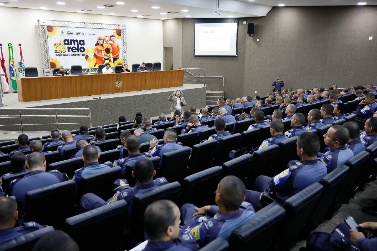 Assembleia Legislativa promove palestra sobre saude mental para cadetes da Policia Militar Foto Alberto Cesar Araujo Aleam