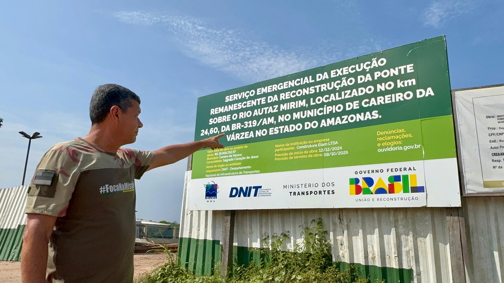 Comandante Dan visita comunidades de pesca servico de atendimento a pessoas com TEA e as obras da ponte do Curuca