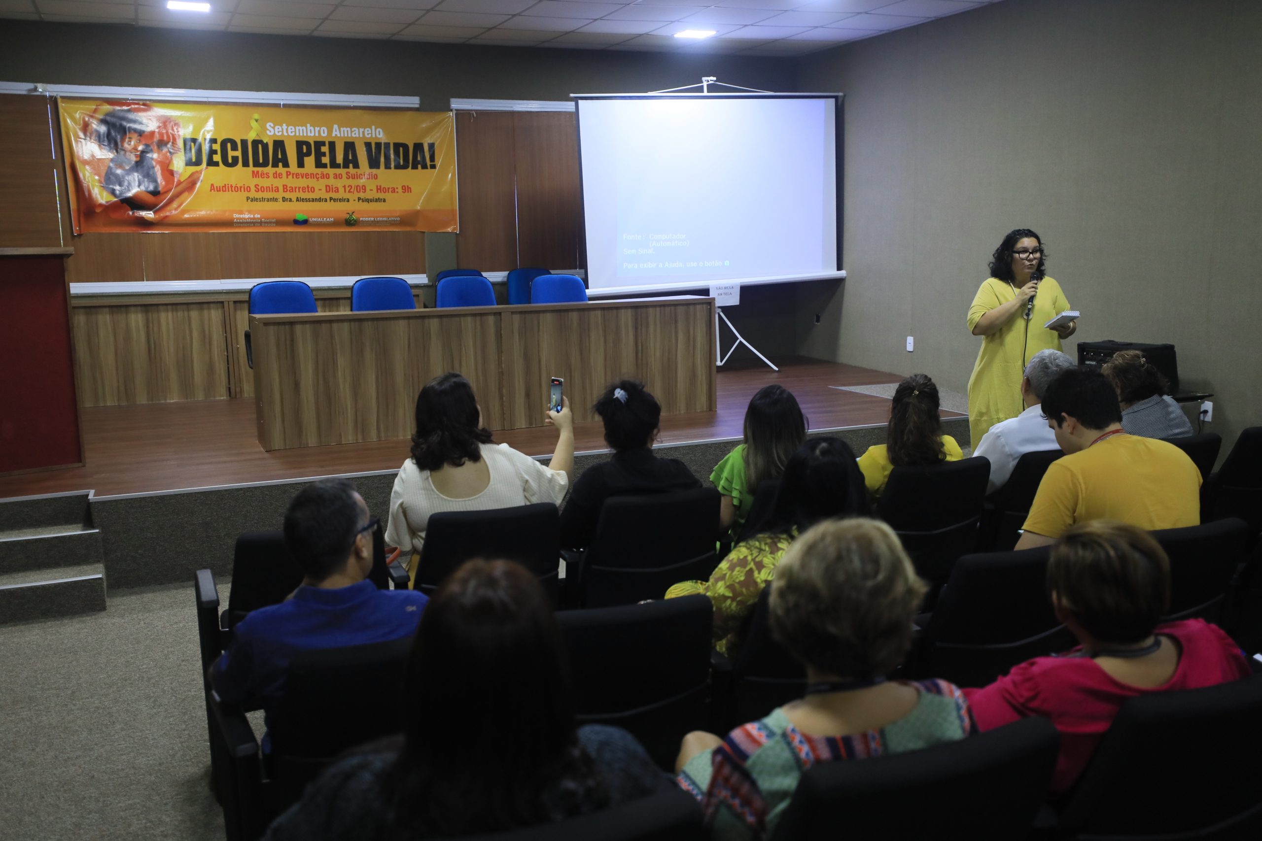 Escola do Legislativo promove evento do ‘Setembro Amarelo na proxima terca 23.9 Foto Hudson Fonseca Aleam scaled