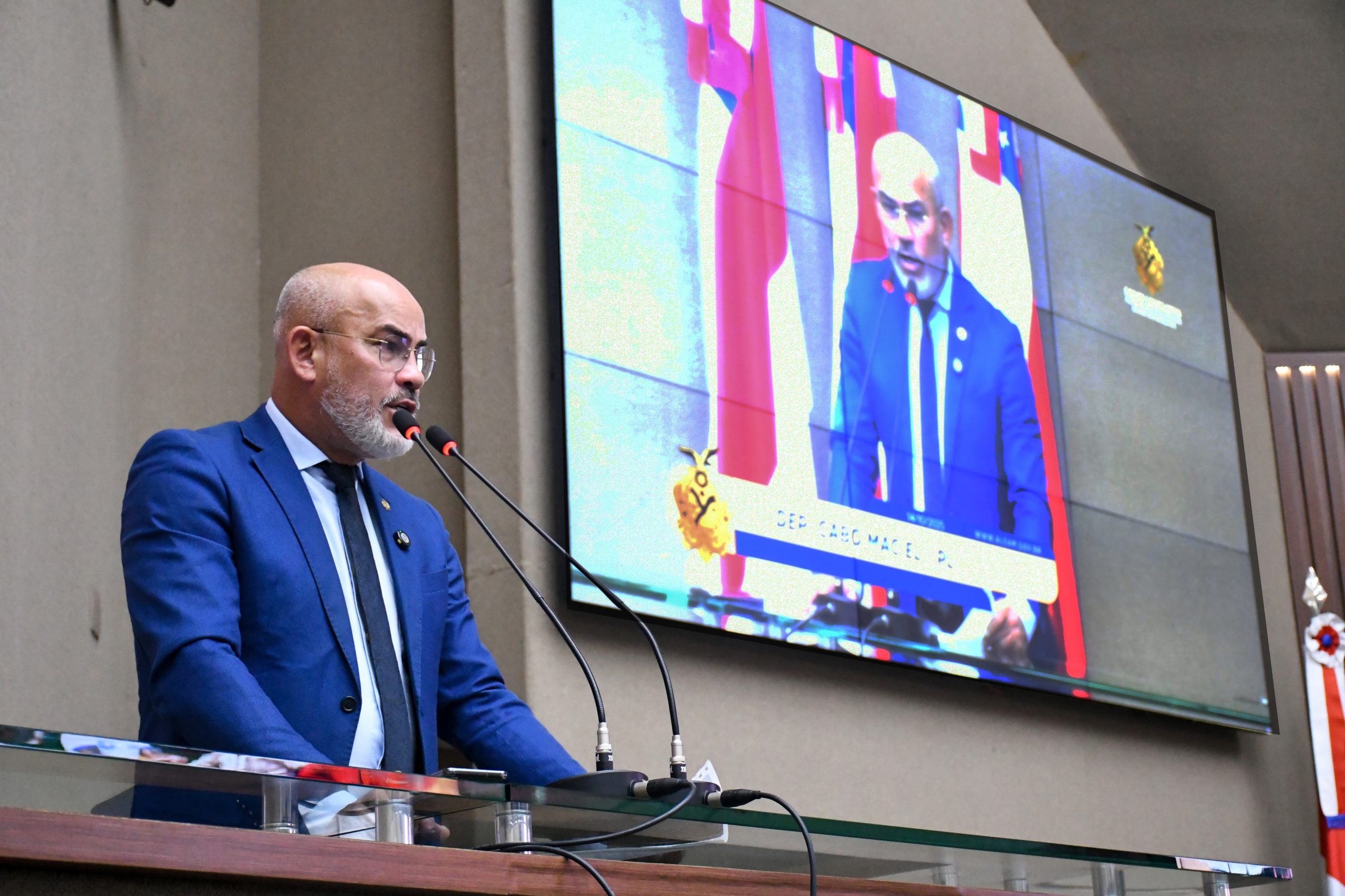 Aleam destaca aniversario da Lei que instituiu o programa Ronda Maria da Penha no Amazonas Foto Paulo Ferraz scaled