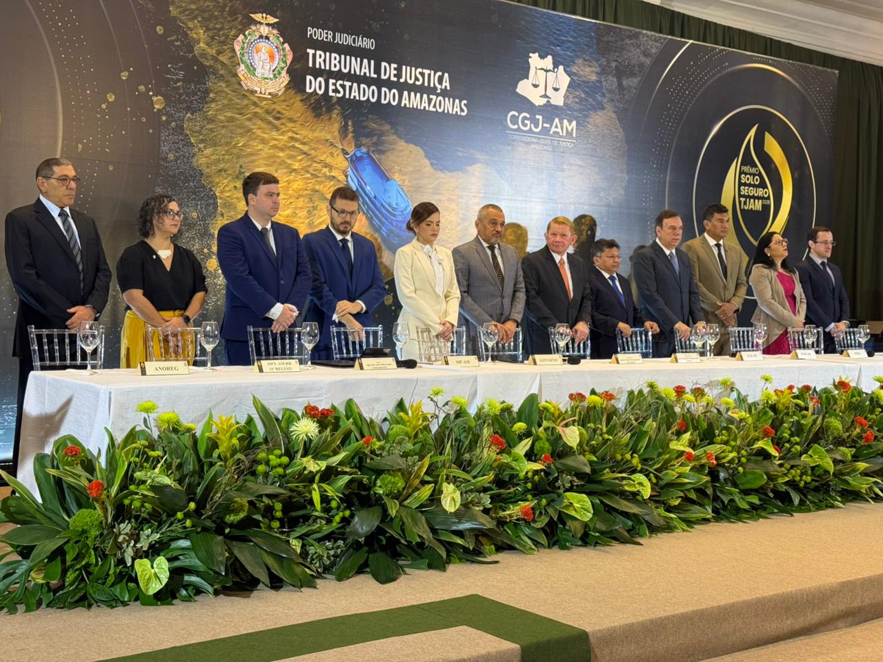 Sinesio Campos reforca apoio ao programa ‘Solo Seguro durante solenidade no TJAM Foto Danilo Mello Aleam