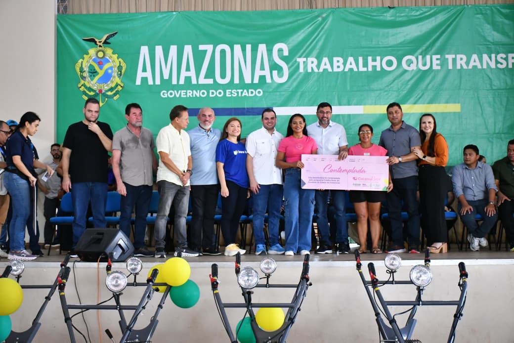 Cabo Maciel destaca emendas do seu mandato para Labrea no aniversario de 140 anos do municipio Foto Paulo Ferraz